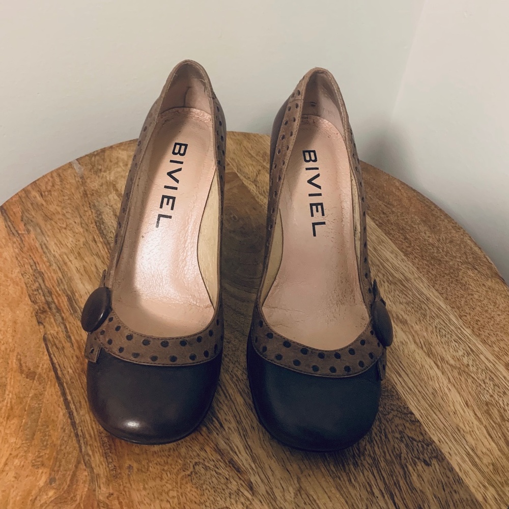 European Leather Biviel Sz 8 Brown